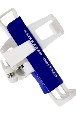 Bicycle Water Bottle Adjustable Holder Cage with Quick Release Clamp – Universal Fit