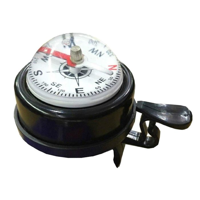 Mini Bike Bell Ring with Compass – Loud Aluminium Handlebar Alarm - Image 2