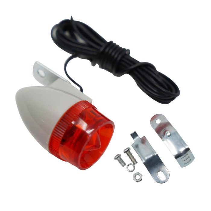 Bicycle Rear Light Retro Style Bike Tail Light With Fittings Red
