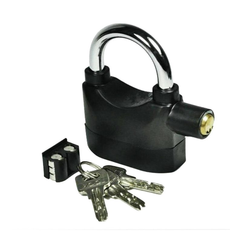 Anti Theft Alarm Lock Padlock Loud Siren Motorbike Motion Sensor Security 110DB