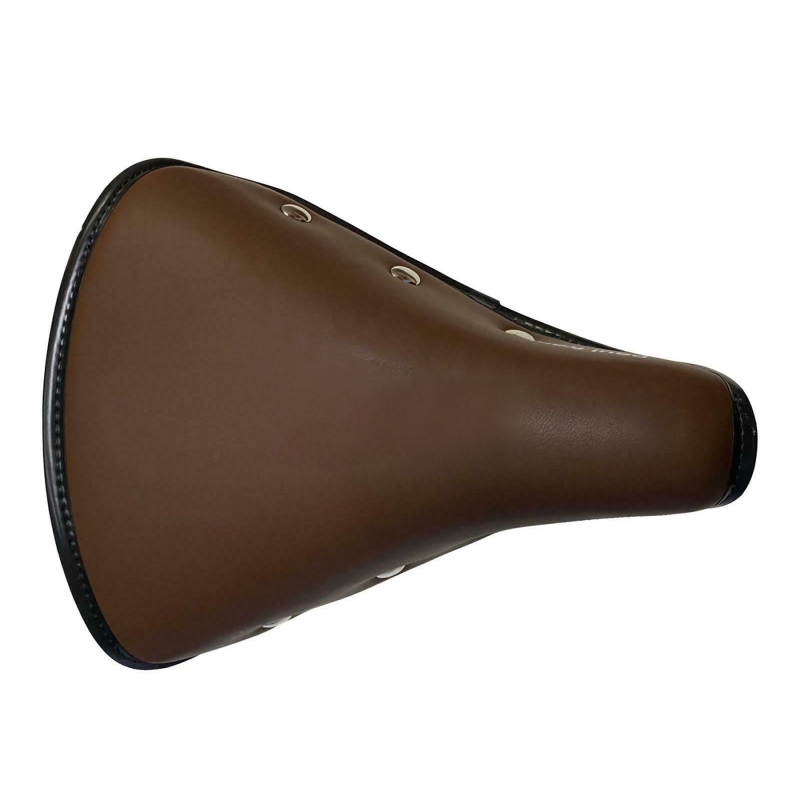 Vintage Retro Bicycle Saddle Seat – Faux Leather with Spring Comfort Suspension