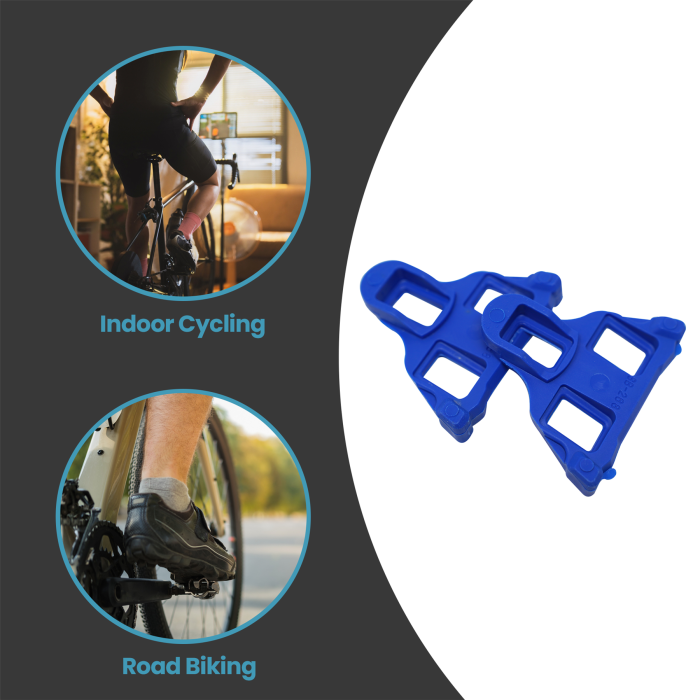 Bike Pedal Cleats SPD-SL Road Cycling Compatible – Yellow, Red, Blue (SM-SH11/10/12) - Image 7