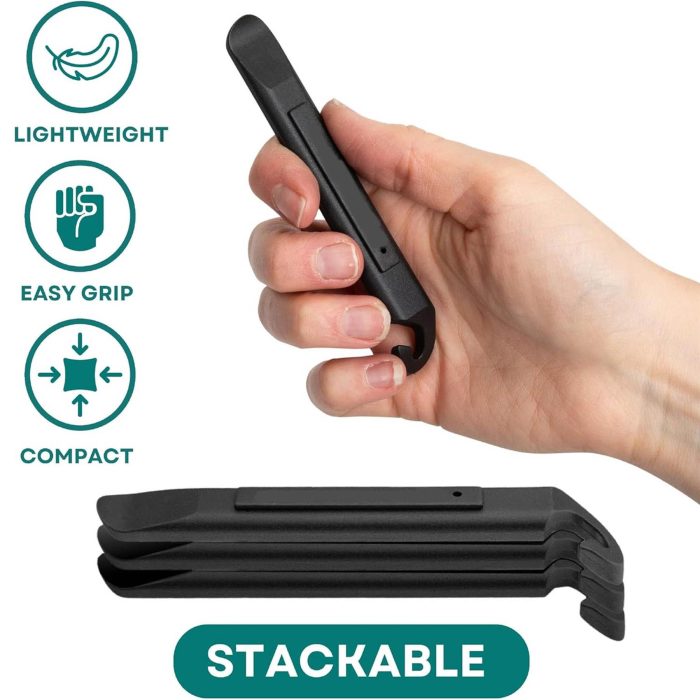 Pack of 3 Tyre Levers – Plastic Durable Lightweight Bike Cycle Tools - Image 7