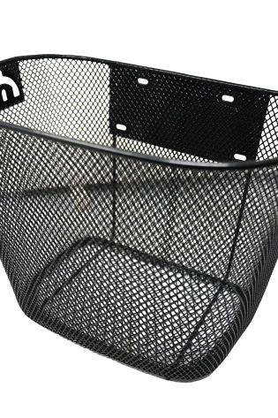 BICYCLE METAL MESH BASKET FRONT HANDLEBAR WITH SHOPPING HANDLE