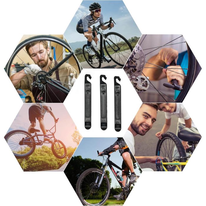 Pack of 3 Tyre Levers – Plastic Durable Lightweight Bike Cycle Tools - Image 5