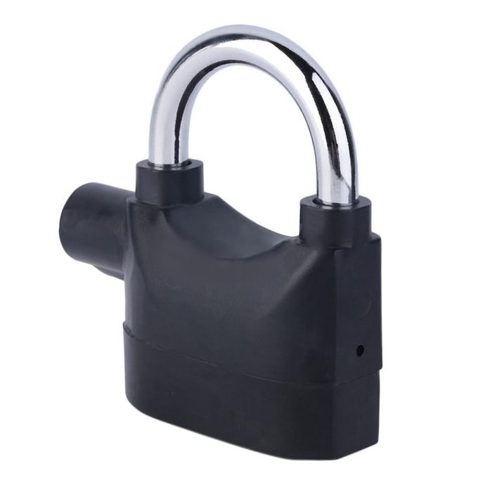 Anti Theft Alarm Lock Padlock Loud Siren Motorbike Motion Sensor Security 110DB - Image 2