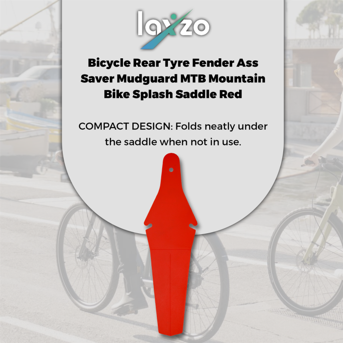 Bike Rear Fender Mudguard – Universal Fit for MTB, Multiple Colours - Image 2