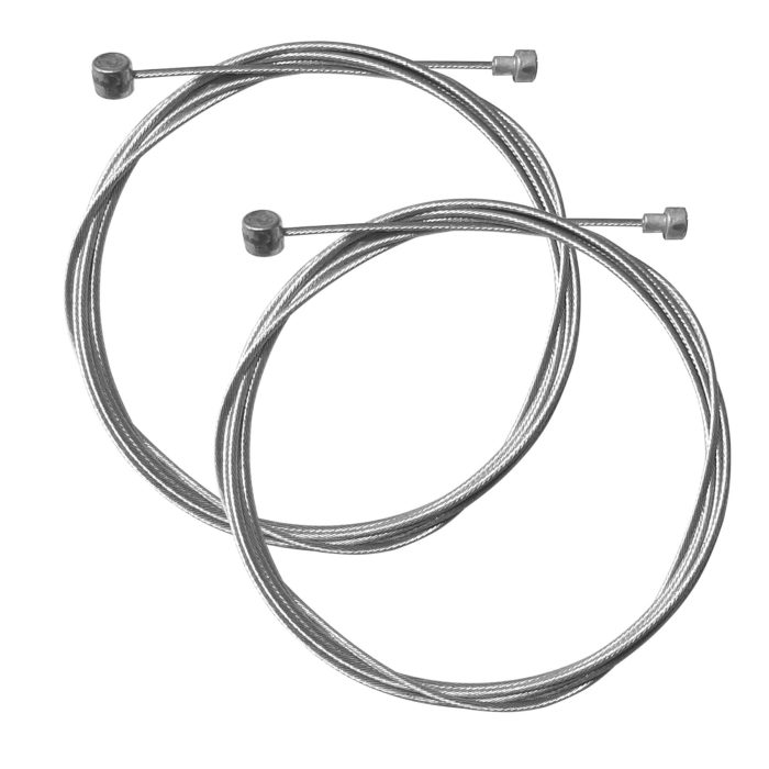 2Pcs Barrel End Front/Rear Inner V Brake Cable – Bicycle Bike MTB Brake Wire Set - Image 2