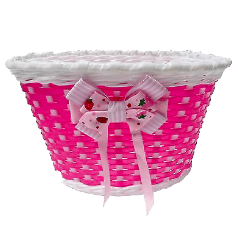 Kids Bicycle Front Basket – Lightweight, Durable & Colorful Storage for Girls' Bikes
