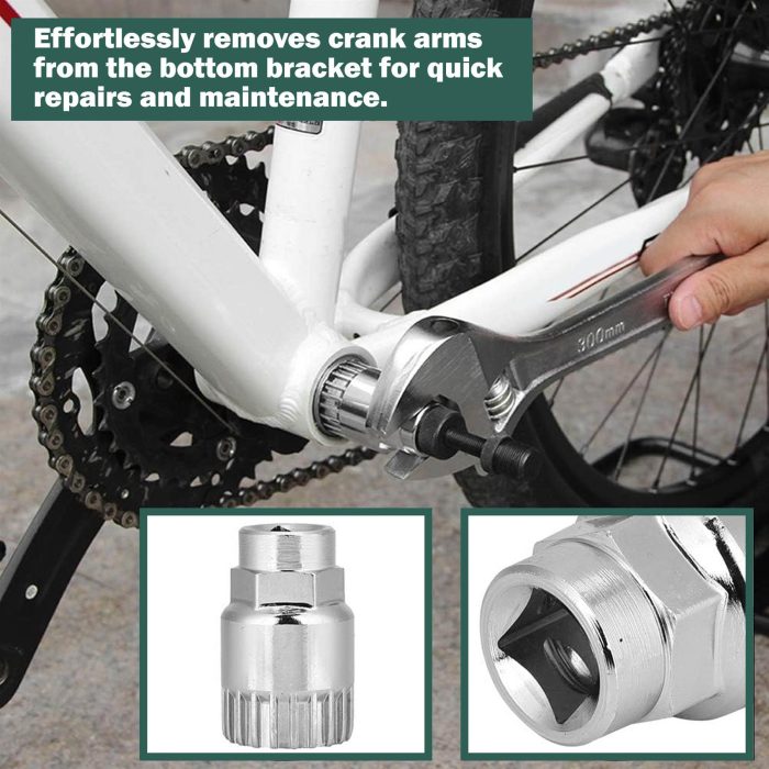 Bicycle Crank Puller Wheel Remover Extractor Tool Road Mountain Bike MTB - Image 10