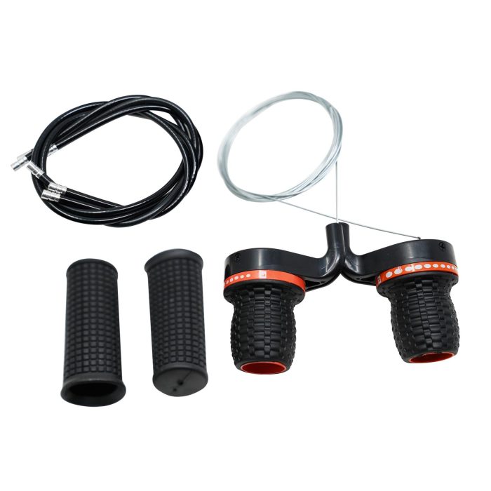 Bicycle Gear Shifters 18 Speed Mountain Bike Grips Handlebar Black - Image 2