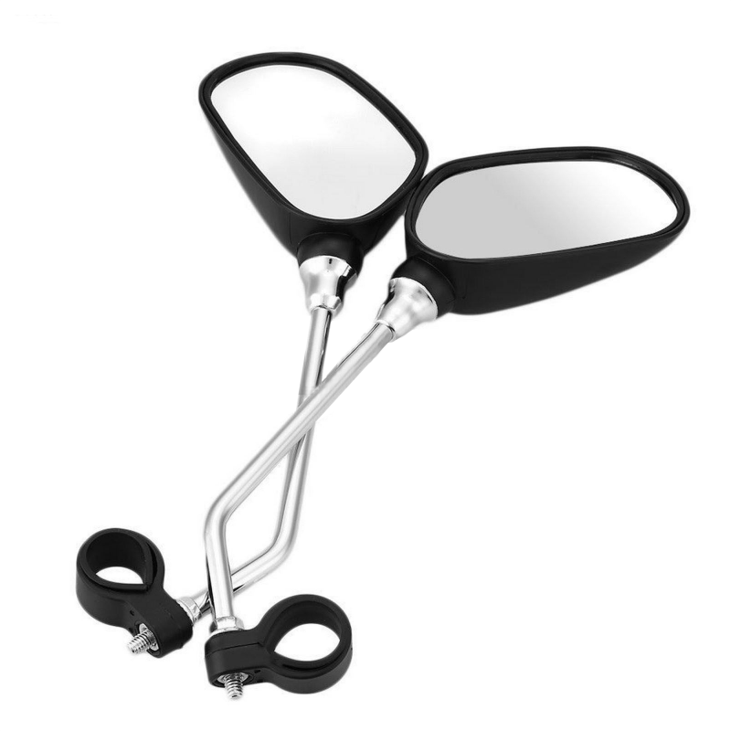Bicycle Mobility Scooter Mountain Handlebar Rear View Mirror Glass 1Pair