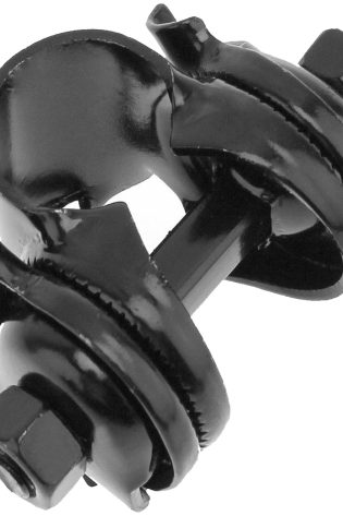 SADDLE / SEAT FIXING CLAMP For Seatposts Bikes & Cycles – 22.2mm BLACK