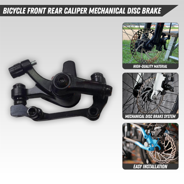 Bicycle Front Rear Caliper Mechanical Disc Brake MTB Road Bike 160mm - Image 7