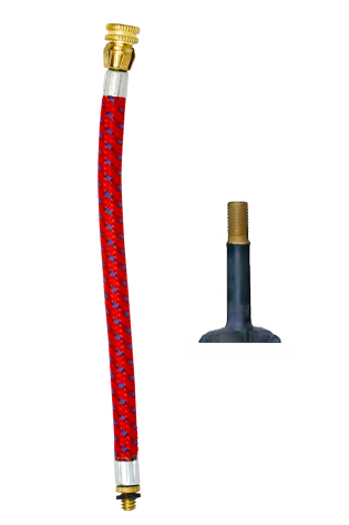 Hand Pump Adapter Valve Connector for Schrader Valve – Flexible Hose