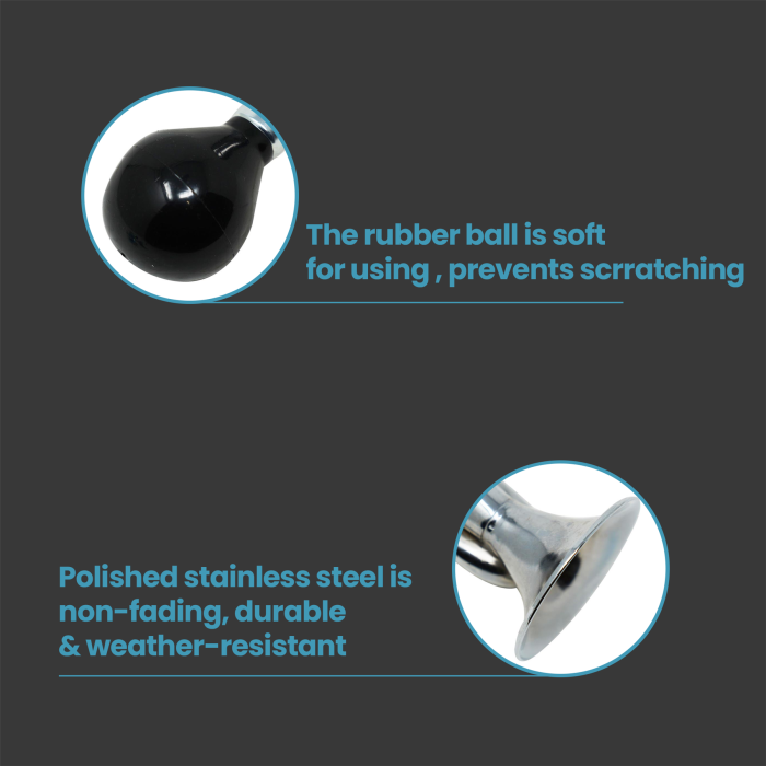 Retro Bike Horn – Loud Steel Air Hooter with Squeeze Bulb for Bicycle Handlebar - Image 7