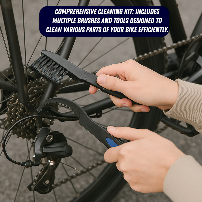 Bicycle Chain Wheel Cleaning Brush Wash Cleaner Tools MTB Bike 2PCS - Image 6