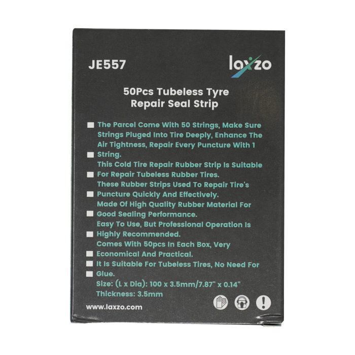 50 x Tubeless Tire Puncture Repair Kit – 100mm Rubber Strips for Car, Bike, Van, Truck - Image 7