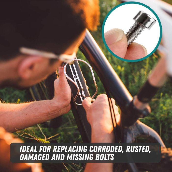 Stainless Steel Bike Bottle Cage Bolts 16mm – For Luggage Rack, Pump Holder & Bottle Cage - Image 5