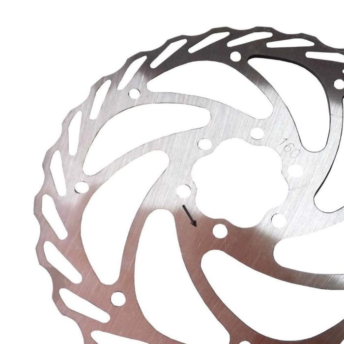 Bicycle Disc Brake Rotor Steel 160mm Round Wheel Mount 6 Bolt Holes - Image 6