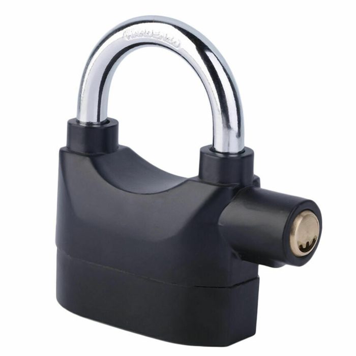 Anti Theft Alarm Lock Padlock Loud Siren Motorbike Motion Sensor Security 110DB - Image 3