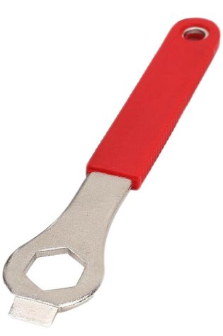 Bicycle Crank Extractor Tool – 16mm Hex Spanner Bottom Bracket Remover for MTB & Road Bikes