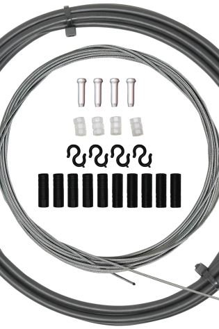 Gear Cable Set Inner & Outer Front & Rear for MTB Mountain Bike (Various Colors)