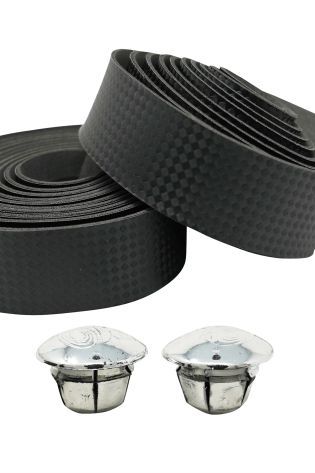 2PCS Rolls Non-Slip Cycling Handlebar Tape – Carbon Black