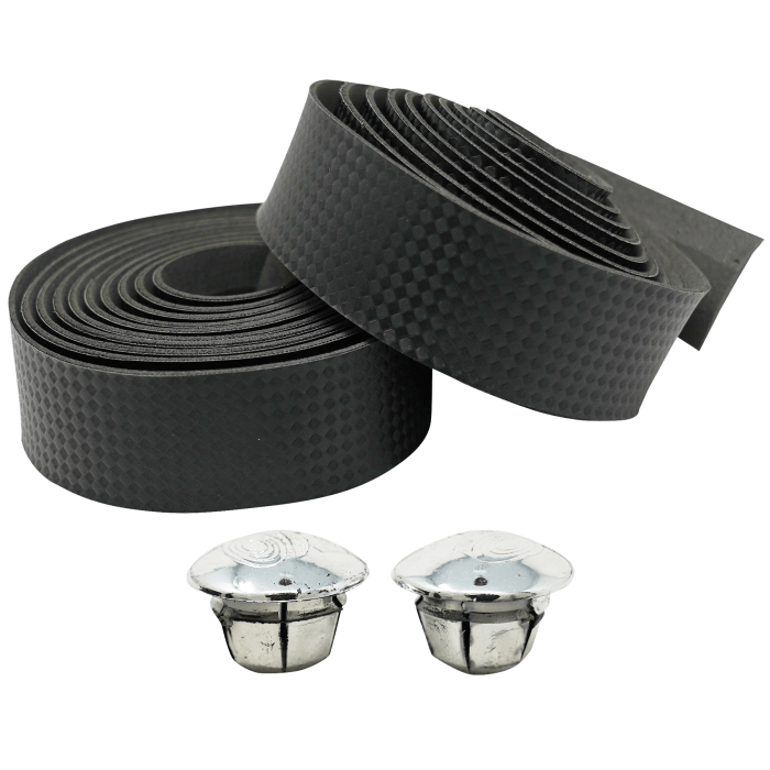 2PCS Rolls Non-Slip Cycling Handlebar Tape – Carbon Black