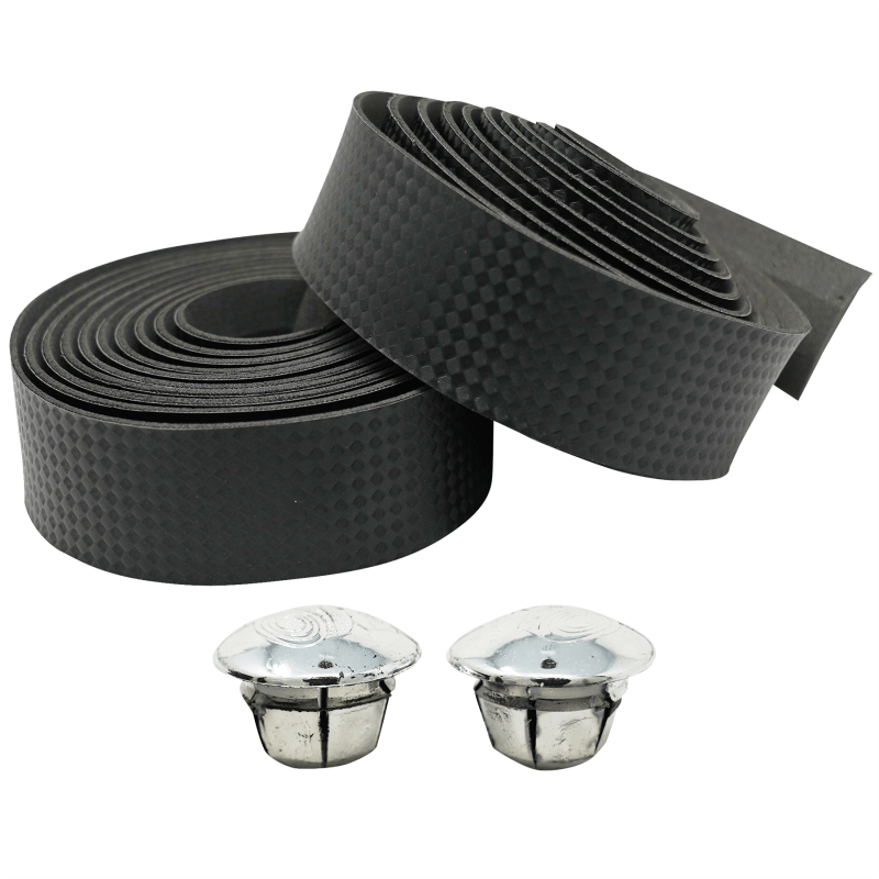 2PCS Rolls Non-Slip Cycling Handlebar Tape – Carbon Black