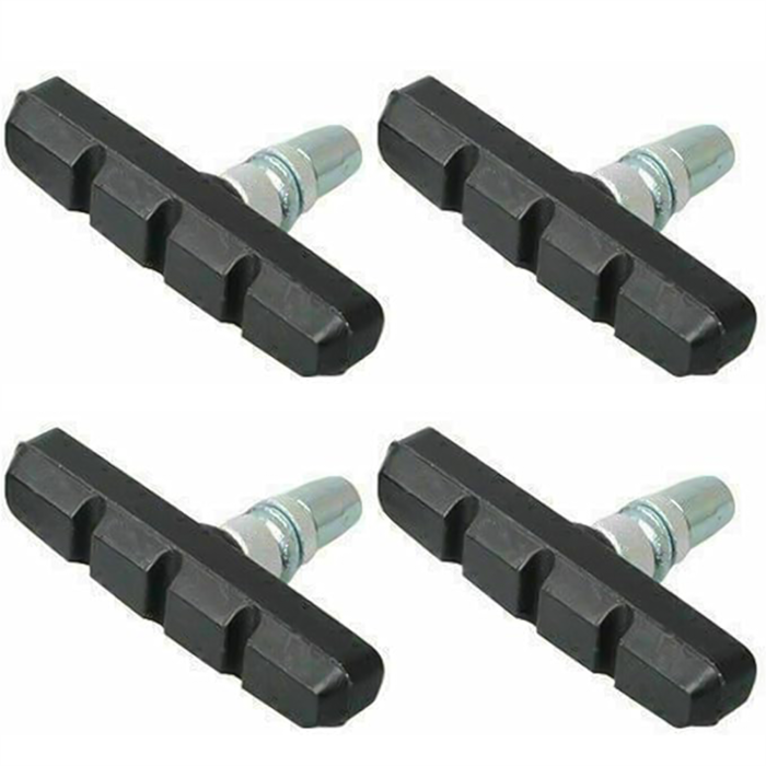 2 Pairs V Brake Blocks – 70mm Bicycle MTB Brake Pads Shoes for Mountain & City Bikes