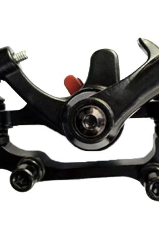 Bicycle Disc Brake Rotor Mechanical Caliper Aluminum Black Rear 160mm