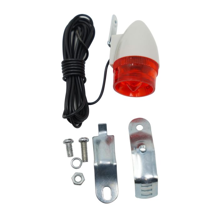 Bicycle Rear Light Retro Style Bike Tail Light With Fittings Red - Image 4