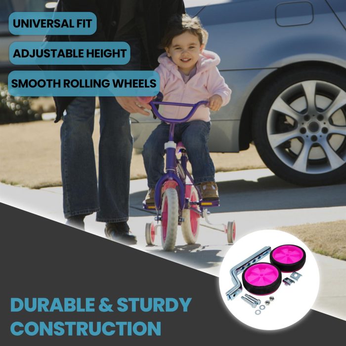 Universal Kids Bike Training Wheels – 12 to 20 Inch | Stabilisers for Boys & Girls Cycles (Multiple Colors) - Image 3