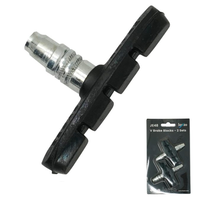 2 Pairs V Brake Blocks – 70mm Bicycle MTB Brake Pads Shoes for Mountain & City Bikes - Image 4