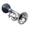 Retro Bike Horn – Loud Steel Air Hooter with Squeeze Bulb for Bicycle Handlebar