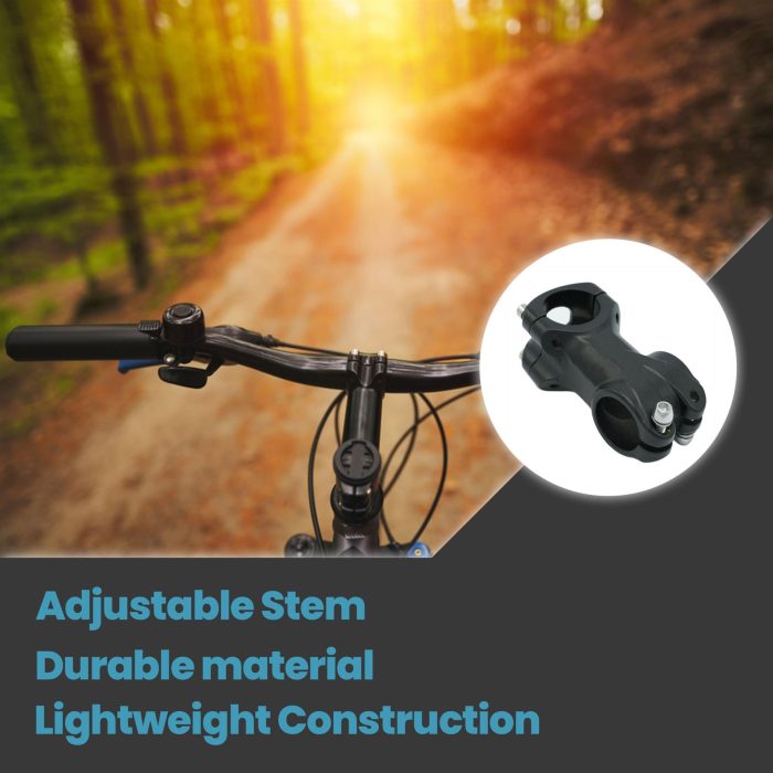 Bicycle Handlebar Stem Aluminum Alloy MTB Road Bike Handlebar Black - Image 7