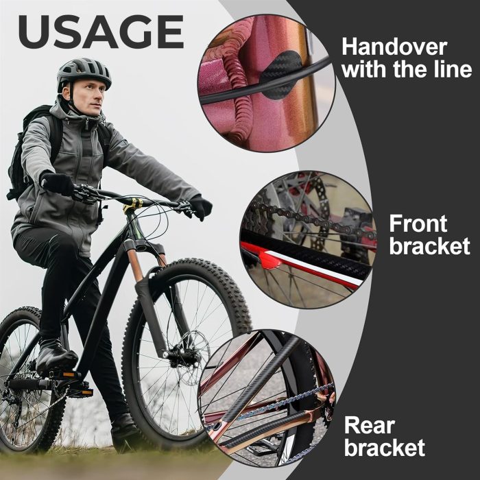 Chain Stay Protector Frame Guard – 20pc Set for MTB & Road Bikes - Image 4