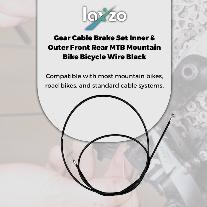 Gear Cable Brake Set Inner & Outer – Front & Rear for MTB Mountain Bicycle Bike Cables - Image 5
