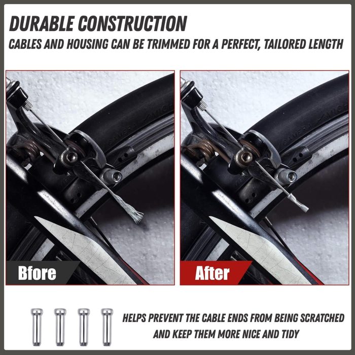 Gear Cable Set Inner & Outer Front & Rear for MTB Mountain Bike (Various Colors) - Image 4