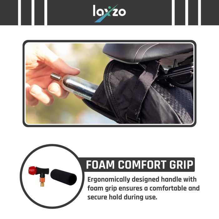 Laxzo 16g Threaded CO2 Cartridges with Insulating Foam Grip - Image 7