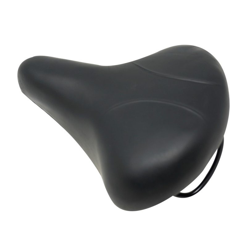 Laxzo Extra-Wide Comfort Bike Saddle with Gel Padding