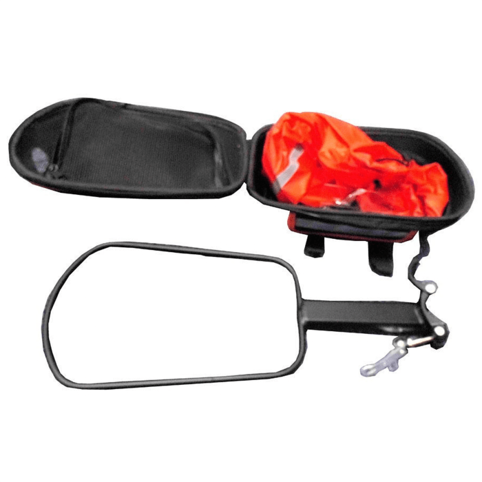 Laxzo Waterproof Rear Pannier Bag with Bungee Net - Image 4