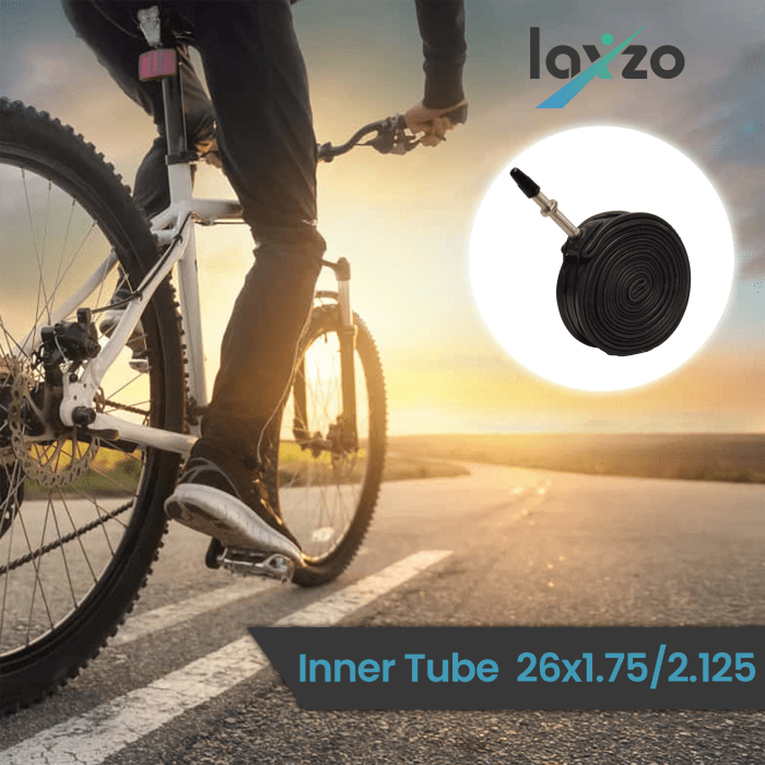 Laxzo 26" MTB Inner Tube (60mm Long Presta Valve) - Image 5
