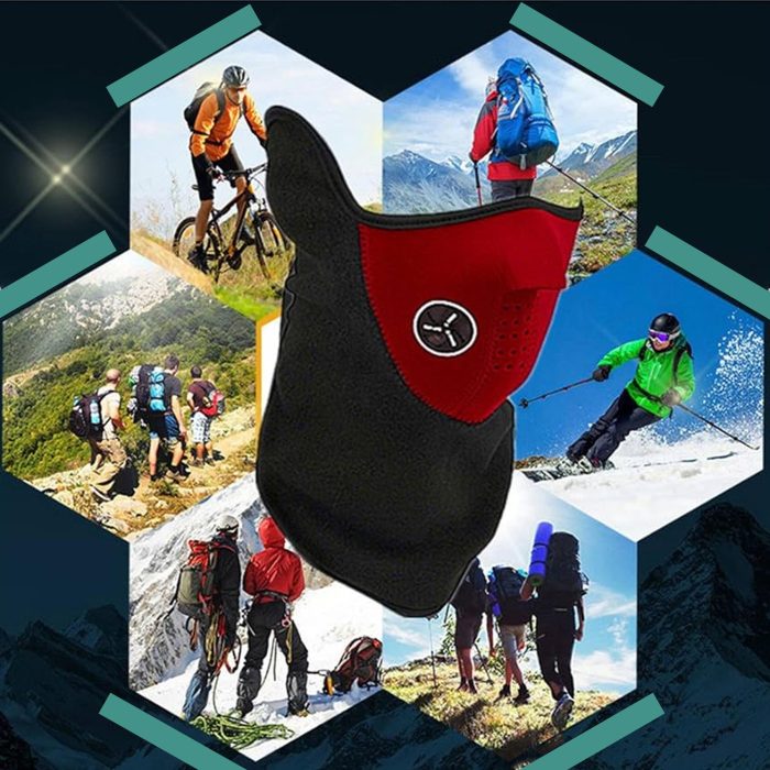 Laxzo Thermal Neoprene Face & Neck Warmer Mask - Image 12