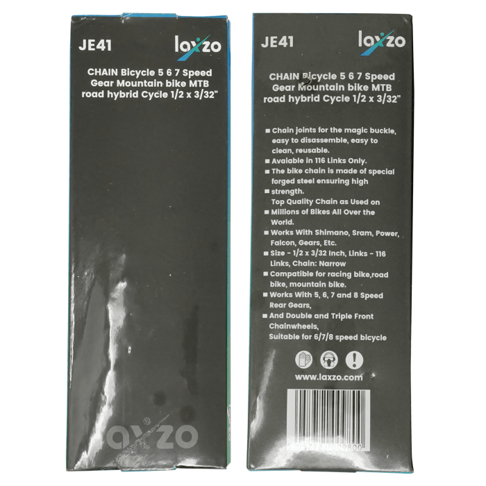 Laxzo 5/6/7/8 Speed Bicycle Chain (116 Links) - Image 3