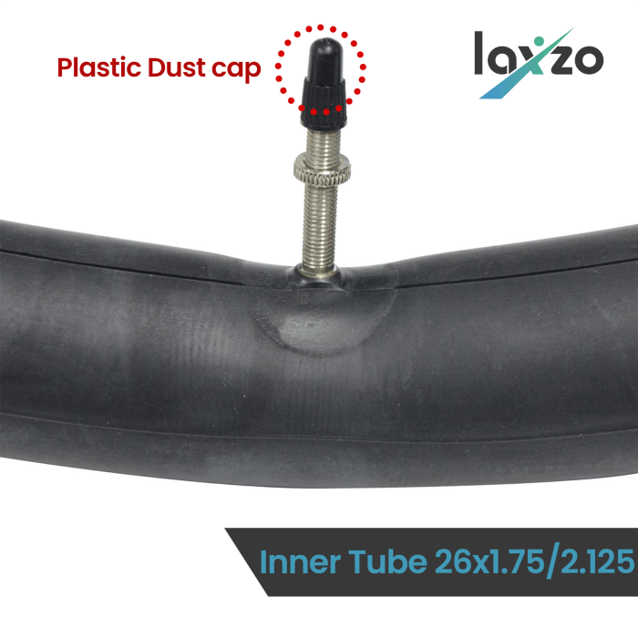Laxzo 26-Inch MTB & Hybrid Inner Tube Presta Valve (40mm) - Image 2