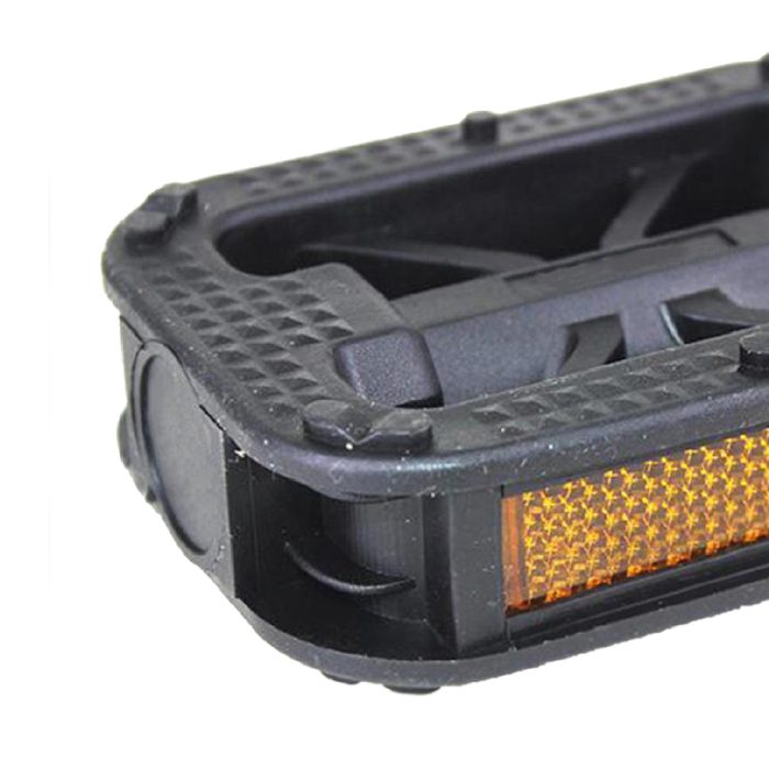 Laxzo 9/16" Platform Bike Pedals with Reflectors - Image 2