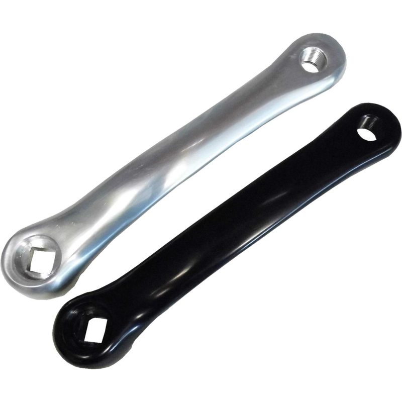 Laxzo Left-Hand Steel Crank Arm for Bicycles (170mm)