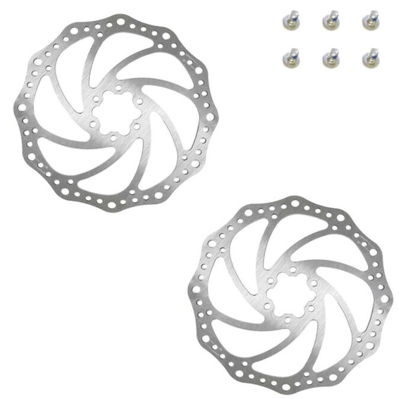 Laxzo 140mm Disc Brake Rotor (6-Bolt IS) with Bolts